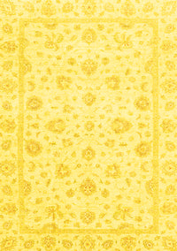 Oriental Yellow Traditional Rug, abs3474yw