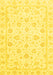 Oriental Yellow Traditional Rug, abs3474yw