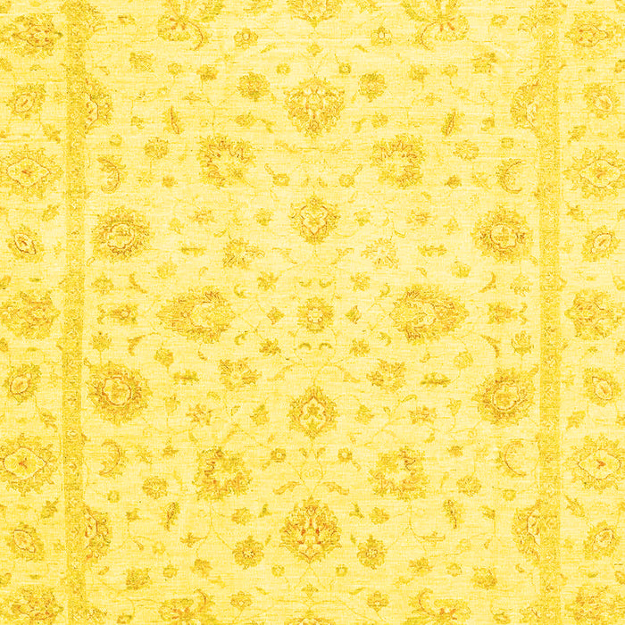Oriental Yellow Traditional Rug, abs3474yw