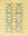 Machine Washable Abstract Mustard Yellow Rug, wshabs3475