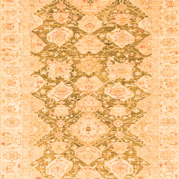 Oriental Orange Traditional Rug, abs3475org