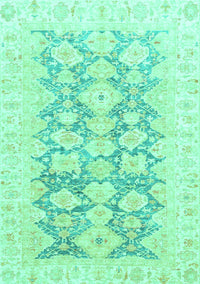 Oriental Turquoise Traditional Rug, abs3475turq