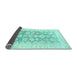 Sideview of Oriental Light Blue Traditional Rug, abs3475lblu