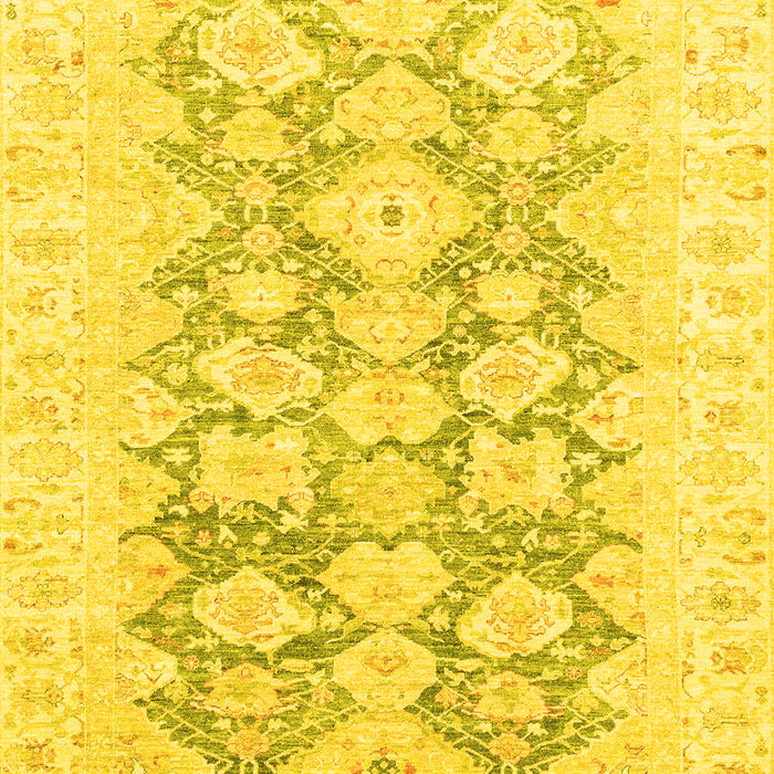 Oriental Yellow Traditional Rug, abs3475yw