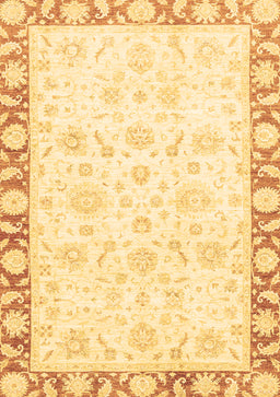 Abstract Brown Modern Rug, abs3476brn