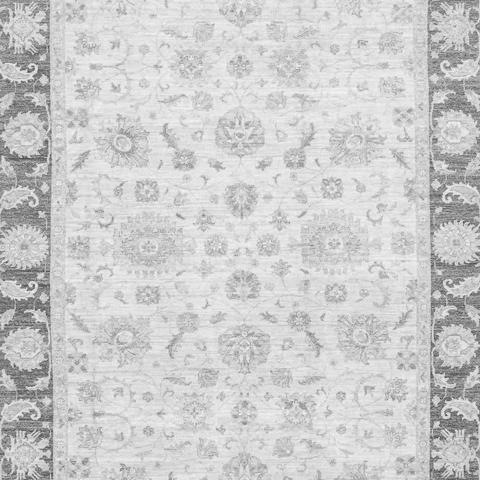 Machine Washable Abstract Gray Modern Rug, wshabs3476gry