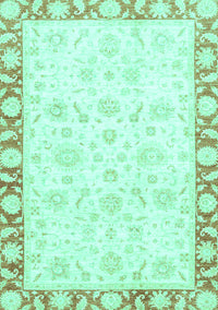 Abstract Turquoise Modern Rug, abs3476turq