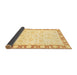 Sideview of Abstract Brown Modern Rug, abs3476brn