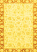 Machine Washable Abstract Yellow Modern Rug, wshabs3476yw