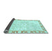 Sideview of Abstract Light Blue Modern Rug, abs3476lblu