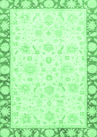 Abstract Emerald Green Modern Rug, abs3476emgrn