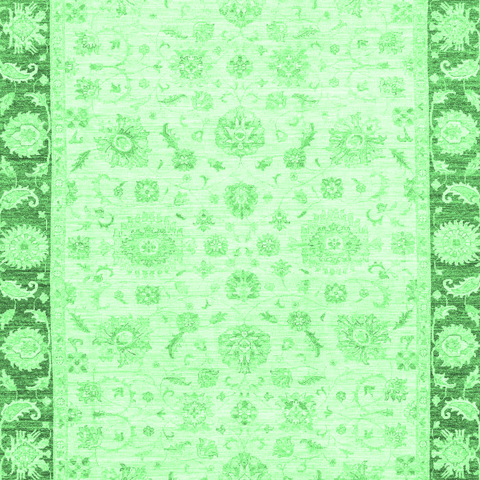 Abstract Emerald Green Modern Rug, abs3476emgrn