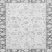 Square Machine Washable Abstract Gray Modern Rug, wshabs3476gry