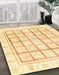 Machine Washable Abstract Sun Yellow Rug in a Family Room, wshabs3477