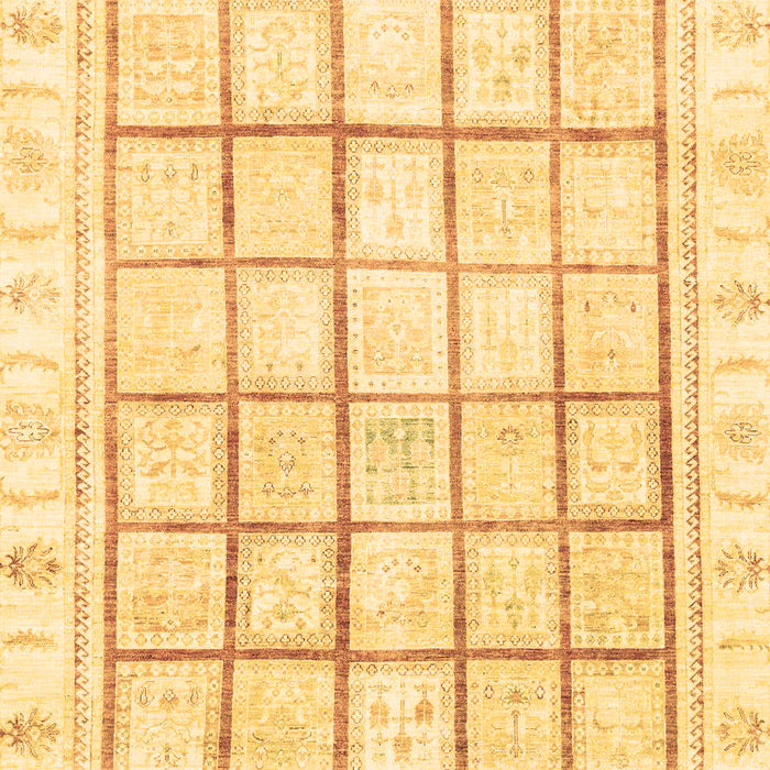 Abstract Brown Modern Rug, abs3477brn