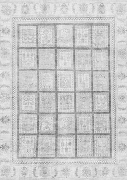 Abstract Gray Modern Rug, abs3477gry