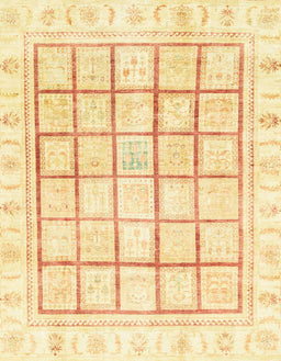Abstract Sun Yellow Modern Rug, abs3477