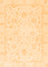 Machine Washable Oriental Orange Traditional Area Rugs, wshabs3478org