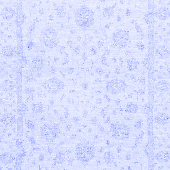 Machine Washable Oriental Blue Traditional Rug, wshabs3478blu