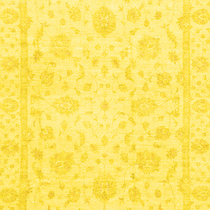 Oriental Yellow Traditional Rug, abs3478yw