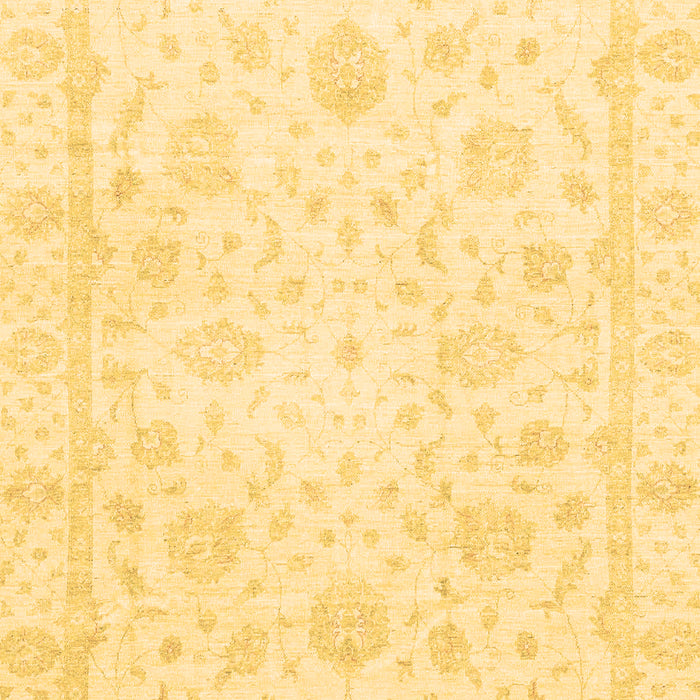 Machine Washable Oriental Brown Traditional Rug, wshabs3478brn