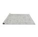 Sideview of Machine Washable Oriental Gray Traditional Rug, wshabs3478gry