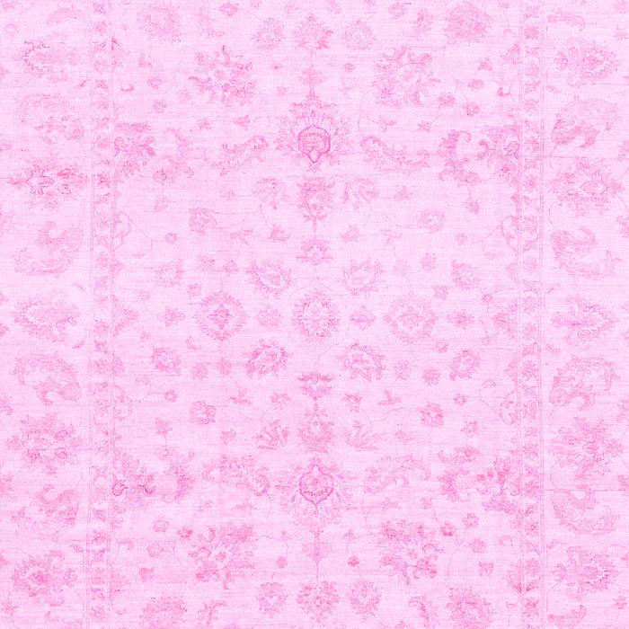 Machine Washable Oriental Pink Traditional Rug, wshabs3479pnk