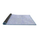 Sideview of Oriental Blue Traditional Rug, abs3479blu