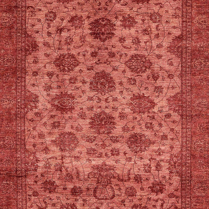 Abstract Red Modern Rug, abs347