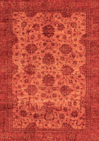 Abstract Orange Modern Rug, abs347org