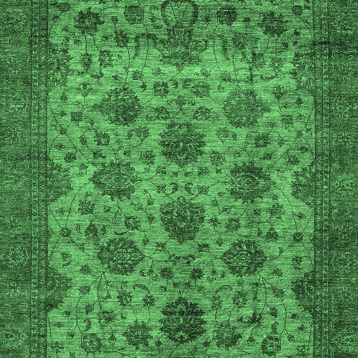 Abstract Emerald Green Modern Rug, abs347emgrn