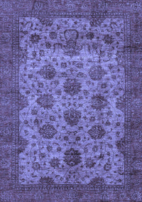 Abstract Blue Modern Rug, abs347blu