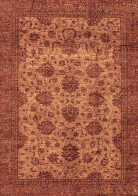 Abstract Brown Modern Rug, abs347brn