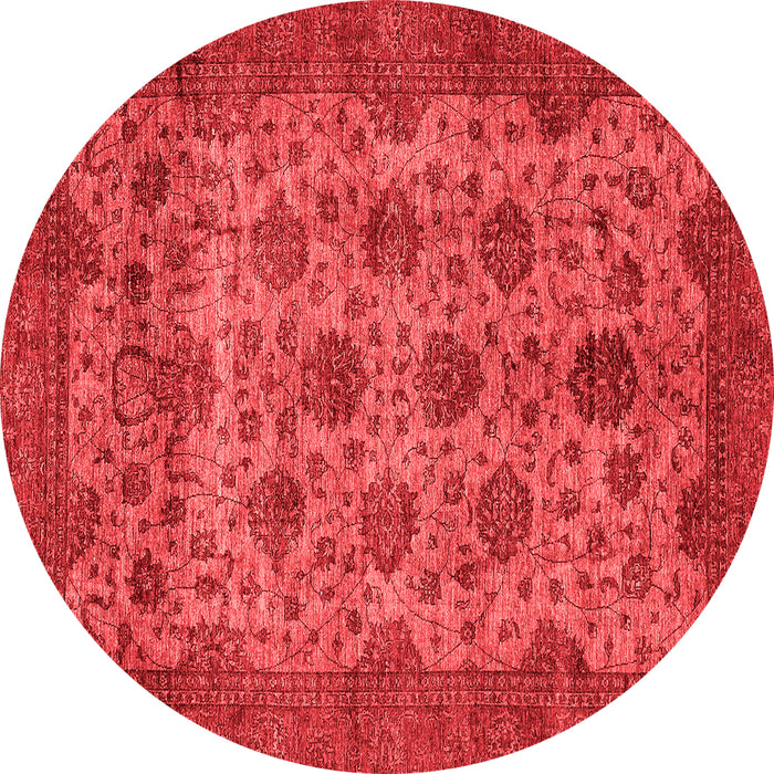 Abstract Red Modern Rug, abs347red