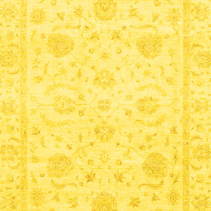 Oriental Yellow Traditional Rug, abs3480yw