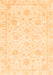 Machine Washable Oriental Orange Traditional Area Rugs, wshabs3480org