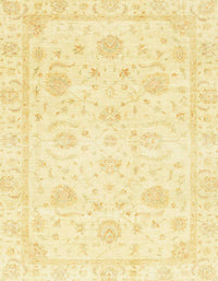 Machine Washable Abstract Sun Yellow Rug, wshabs3480