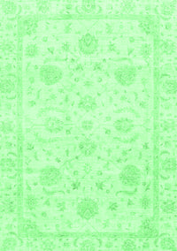 Oriental Emerald Green Traditional Rug, abs3480emgrn