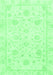 Oriental Emerald Green Traditional Rug, abs3480emgrn