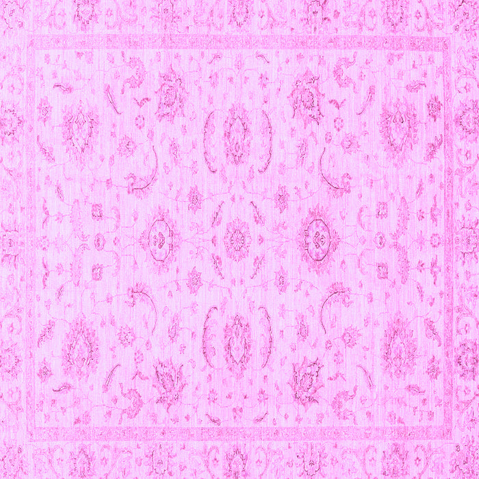 Square Oriental Purple Traditional Rug, abs3481pur