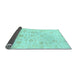 Sideview of Oriental Light Blue Traditional Rug, abs3481lblu