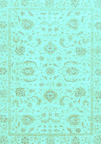 Oriental Light Blue Traditional Rug, abs3481lblu