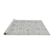 Sideview of Machine Washable Oriental Gray Traditional Rug, wshabs3481gry