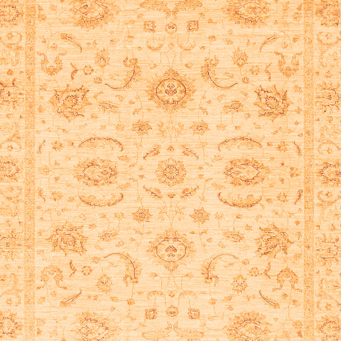 Oriental Orange Traditional Rug, abs3481org