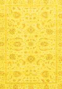 Oriental Yellow Traditional Rug, abs3481yw