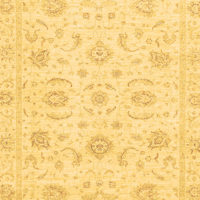 Machine Washable Oriental Brown Traditional Rug, wshabs3481brn