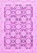 Oriental Purple Traditional Rug, abs3482pur