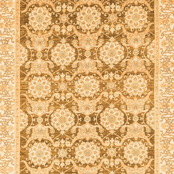 Oriental Orange Traditional Rug, abs3482org