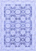 Oriental Blue Traditional Rug, abs3482blu