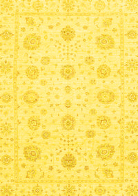 Oriental Yellow Traditional Rug, abs3483yw